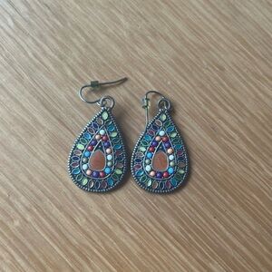 Colorful Teardrop Earrings